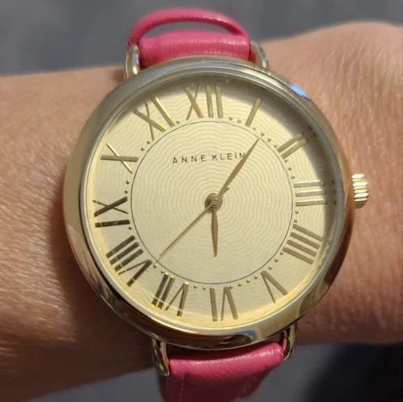 Anne Klein | Accessories | Anne Klein Watch Pink Leather  display picture 3